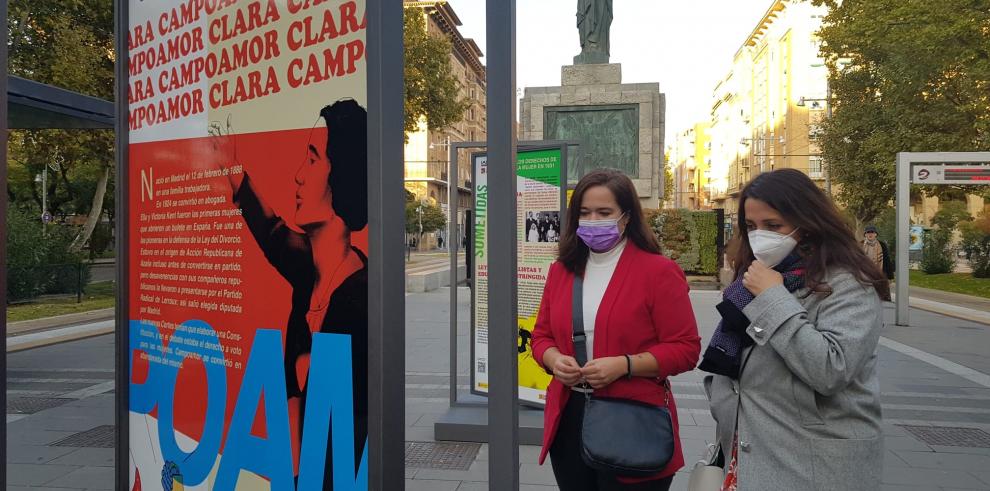 Una exposición recuerda en Zaragoza la consecución del voto femenino en el 90 aniversario de su aprobación