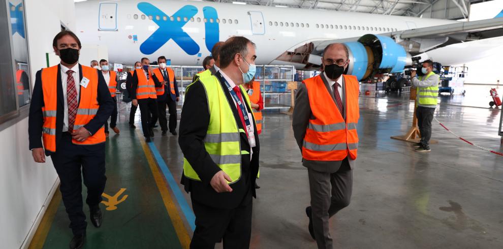 Javier Lambán: “El aeropuerto de Teruel ha ido cobrando vida y es ya una espléndida realidad”