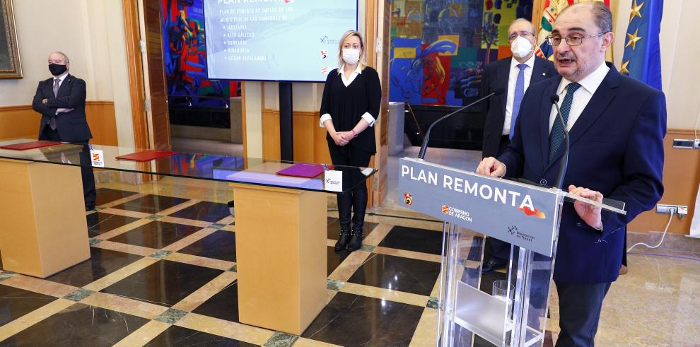 El Gobierno de Aragón impulsa el Plan de Fomento de Empleo para las comarcas de la nieve con una dotación inicial de 2,5 millones de euros