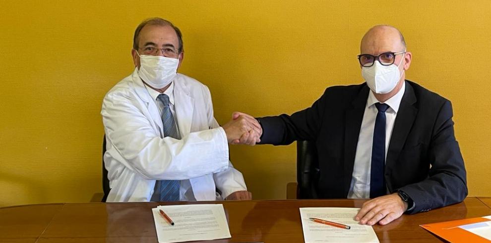 El Hospital Universitario San Jorge suscribe un acuerdo con el IIS Aragón para fomentar la investigación