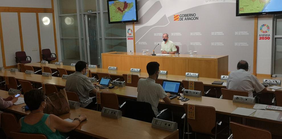 El Gobierno de Aragón sitúa en alerta máxima a sus efectivos de Protección Civil ante la ola de calor, las tormentas y el riesgo de incendios