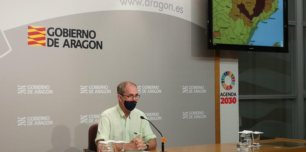 El Gobierno de Aragón sitúa en alerta máxima a sus efectivos de Protección Civil ante la ola de calor, las tormentas y el riesgo de incendios