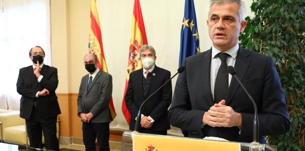 El Gobierno de Aragón y MITMA firman un acuerdo para poner a disposición de empresas 500.000 metros cuadrados en el Polígono Malpica de Zaragoza