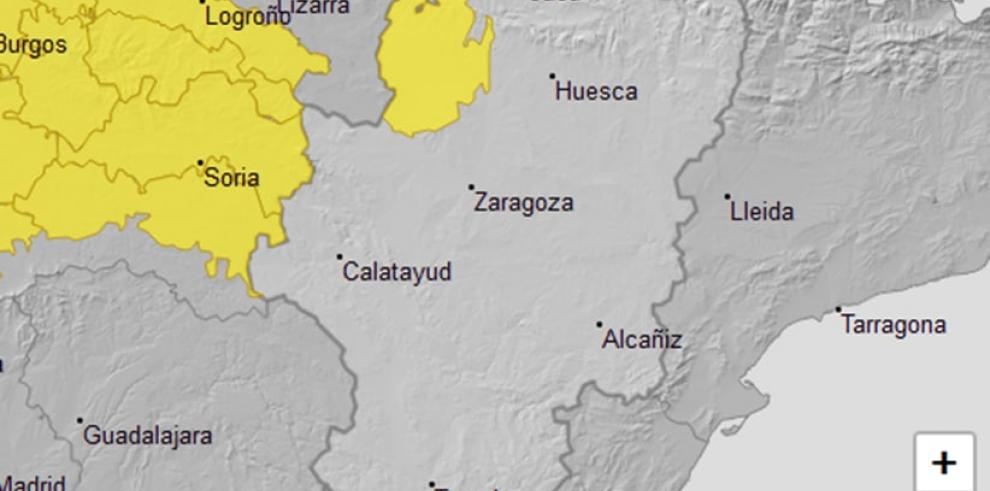 Aviso amarillo por temperaturas mínimas en el Pirineo y sur de Huesca