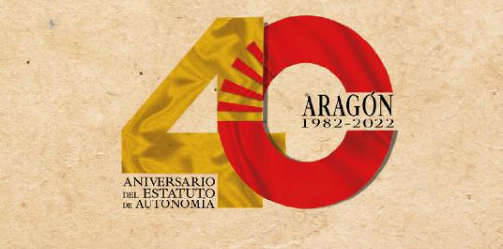El Presidente de Aragón felicita las fiestas con un calendario dedicado al 40 aniversario del Estatuto