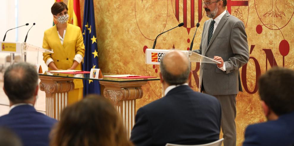 La firma del FITE 2021 garantiza una inversión para la provincia de Teruel de casi 300 millones de euros en esta legislatura