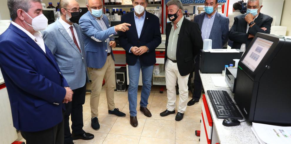 El Presidente de Aragón visita la planta de biofertilizantes de Fertinagro Biotech en Utrillas, la más grande de Europa