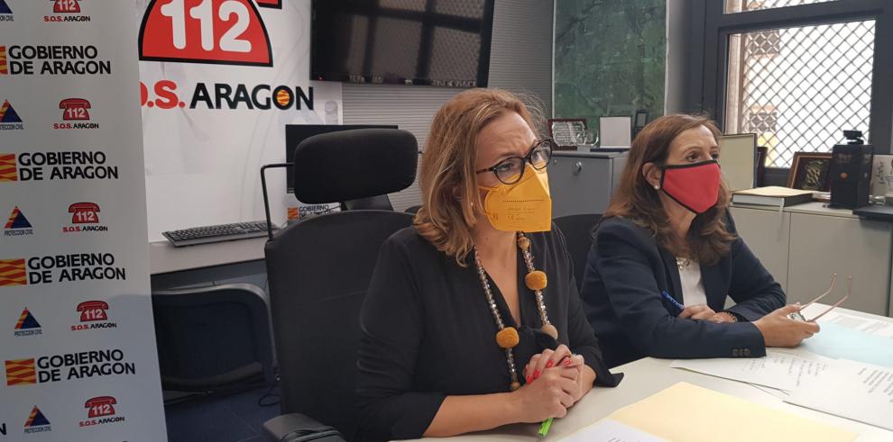 El Centro de Emergencias 112 Aragón coordina con éxito en Sabiñánigo el primer simulacro de emergencia química realizado en Aragón