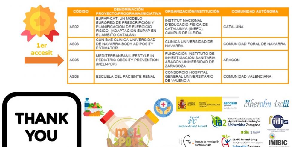 Un ensayo clínico del IIS Aragón que busca evaluar la influencia del estilo de vida mediterráneo en la obesidad infantil, premiado por el Ministerio de Consumo
