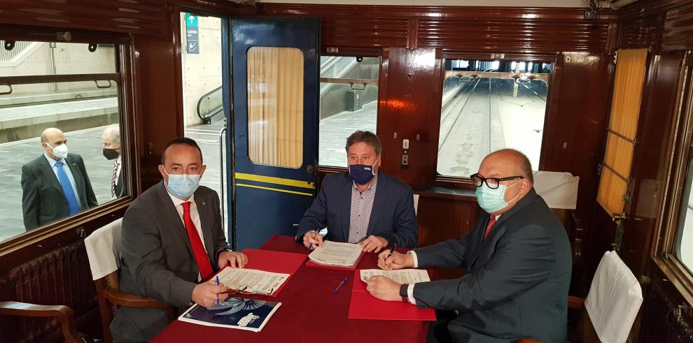 Nuevo paso para la constitución del futuro Museo del Ferrocarril de Aragón