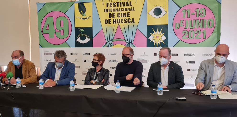 El Gobierno de Aragón mantiene su compromiso con el Festival Internacional de Cine de Huesca