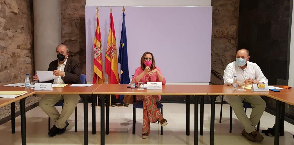 La colaboración entre el Gobierno de Aragón y los agentes sociales de Teruel con el FITE se consolida con una comisión de trabajo permanente