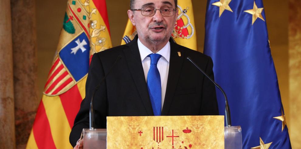El Presidente de Aragón insta a las comunidades autónomas a acudir al rescate de España y sacarla del “marasmo político” en el que está instalado el país