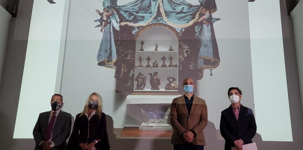 El Palacio de Sástago acoge la primera reconstrucción de las pinturas perdidas de Goya en Fuendetodos