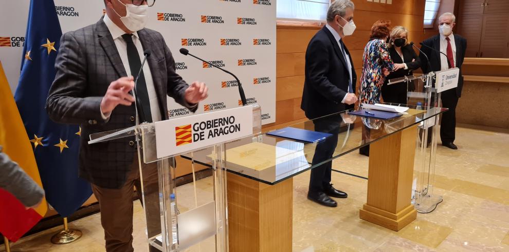 Investigar el patrimonio cultural y promover su difusión es uno de los objetivos del protocolo suscrito entre el Gobierno de Aragón y UNIZAR