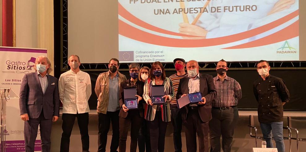 Los Gastrositios reconocen el trabajo en promoción agroalimentaria del Gobierno de Aragón