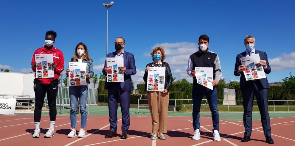 El deporte aragonés dice no al racismo y la xenofobia y se une a la campaña del Ejecutivo autonómico para sensibilizar desde el terreno de juego