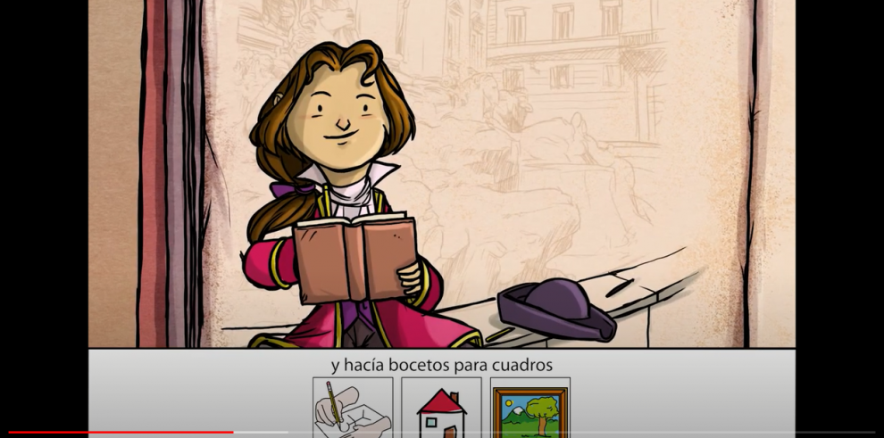 La Fundación Goya hace accesible el cortometraje animado sobre la vida de Goya	