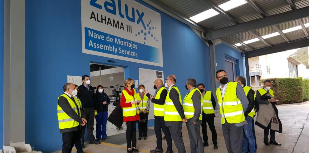 Zalux invertirá dos millones de euros al año en el desarrollo y fabricación de nuevos productos en Alhama de Aragón 