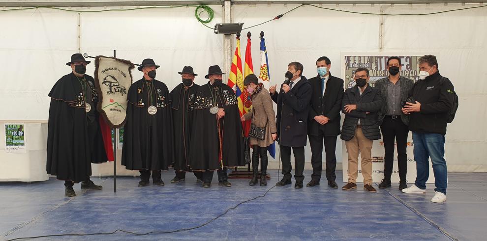Aliaga inaugura la quinta edición de la Feria de la Trufa de Vera de Moncayo