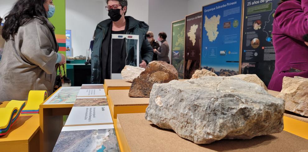 La exposición itinerante sobre los Geoparques Mundiales declarados por la UNESCO en Aragón llega a Zaragoza