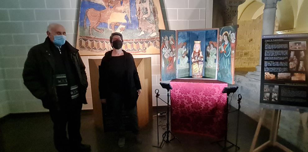 El Gobierno de Aragón restaura la Virgen de Espuéndolas