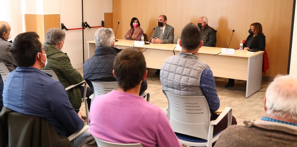El Presidente de Aragón adelanta el compromiso con la segunda fase del proyecto de regadíos que consolidará el liderazgo trufícola de Sarrión