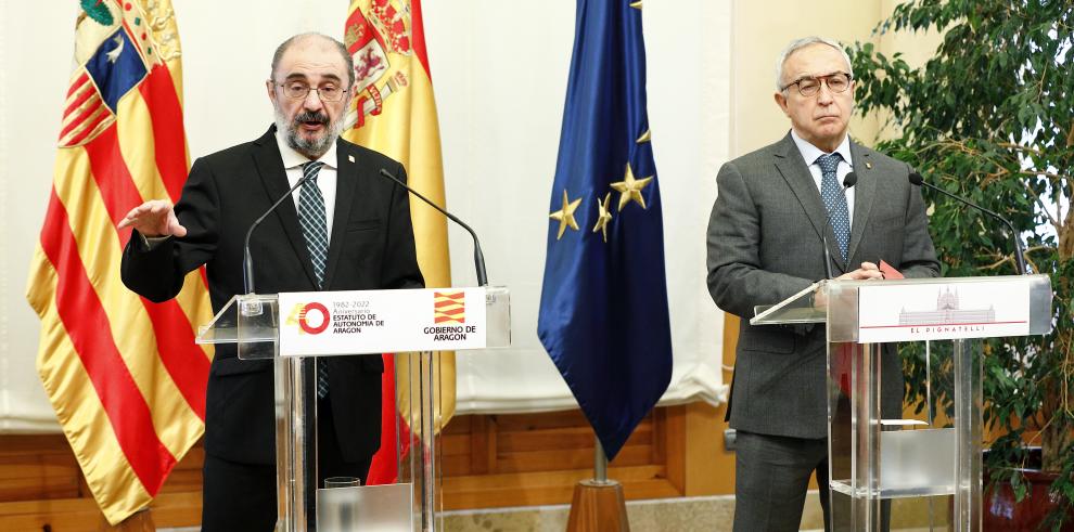 Javier Lambán defiende una candidatura a los Juegos de Invierno de 2030 “real y en pie de igualdad” en la que Aragón “tiene mucho que aportar”