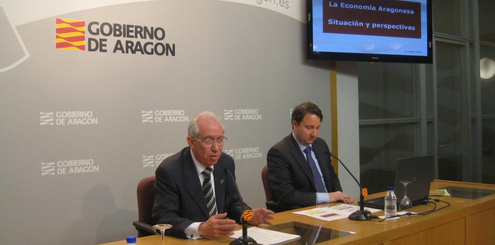 La economía aragonesa creció un 0,6% en el año 2011