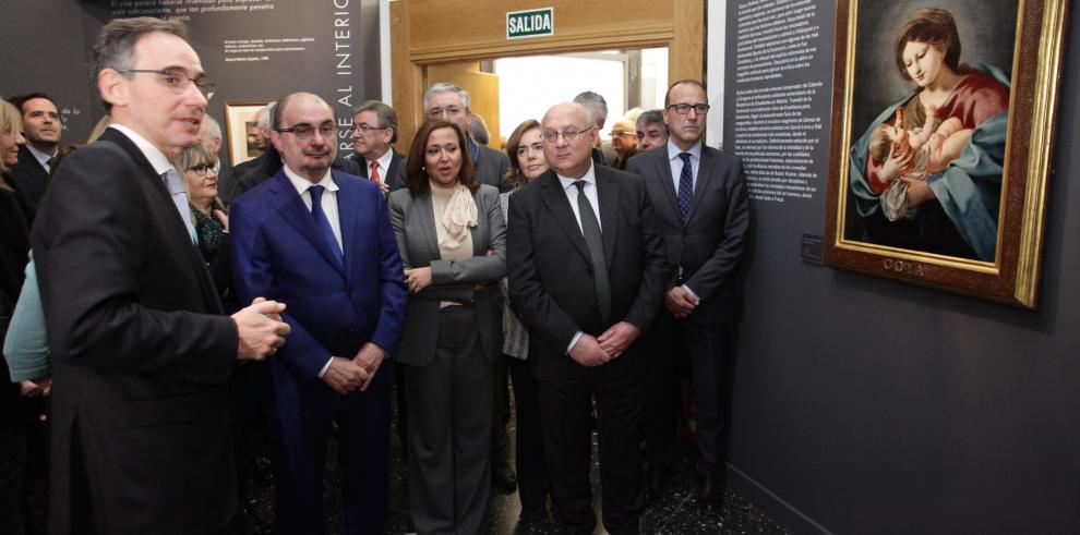 Javier Lambán inaugura la exposición Goya y Buñuel