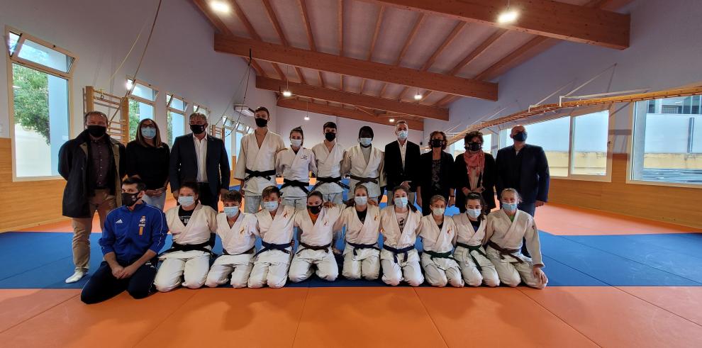 Trece promesas del judo estrenan el proyecto piloto de tecnificación deportiva especializada en Binéfar