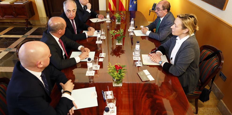 El Gobierno de Aragón recibe al presidente de LG Electronics en el marco de Mobility City 