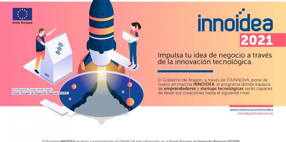 Nueva convocatoria de INNOIDEA 2021, para crear y consolidar empresas mediante la aceleración tecnológica