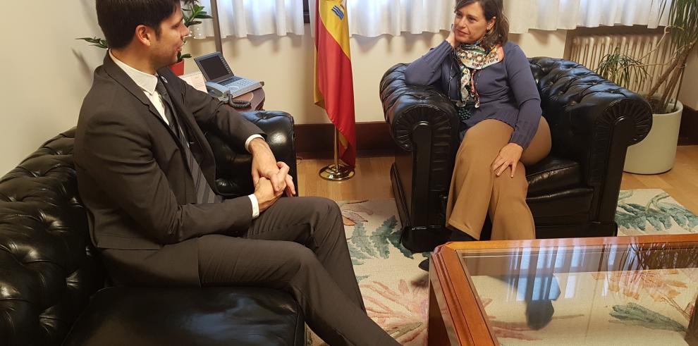 El comisionado de Aragón y la presidenta de la CHE repasan el estado de los ODS relacionados con el agua