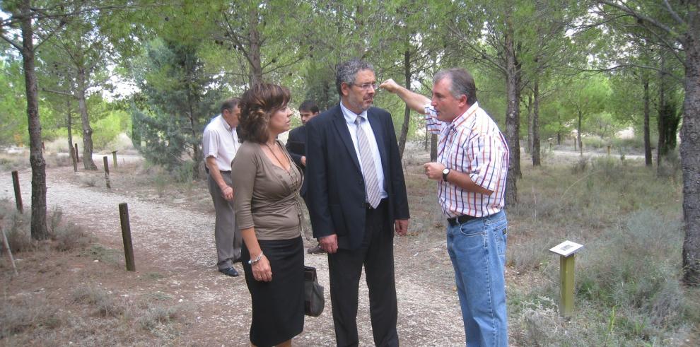 El consejero de Política Territorial, Justicia e Interior conoce diferentes proyectos en  localidades de la Comarca Campo de Borja