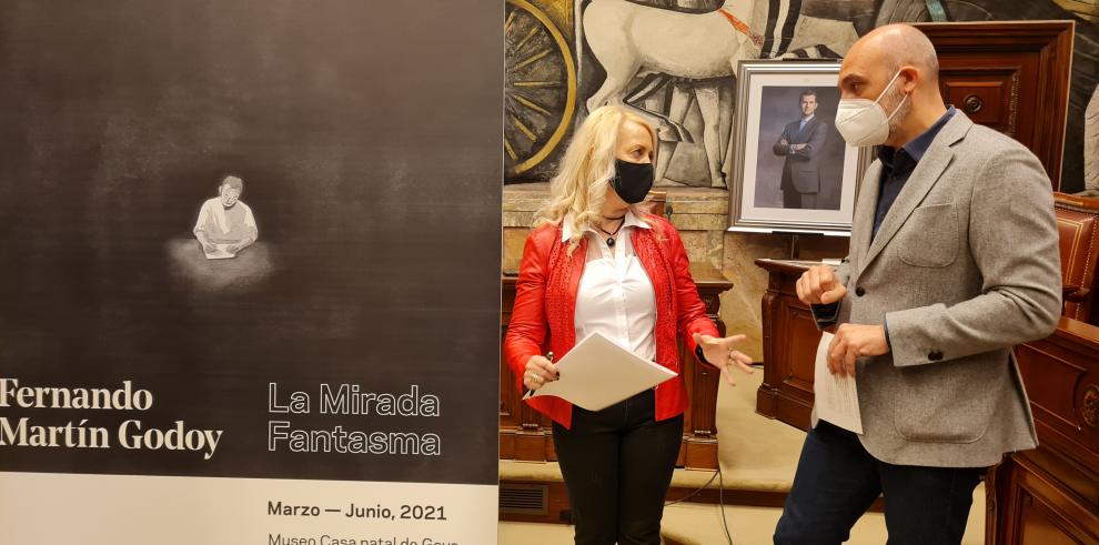 Fernando Martín Godoy homenajea a Goya en su casa natal con ‘La mirada fantasma’, un juego con la memoria, la ficción y la percepción