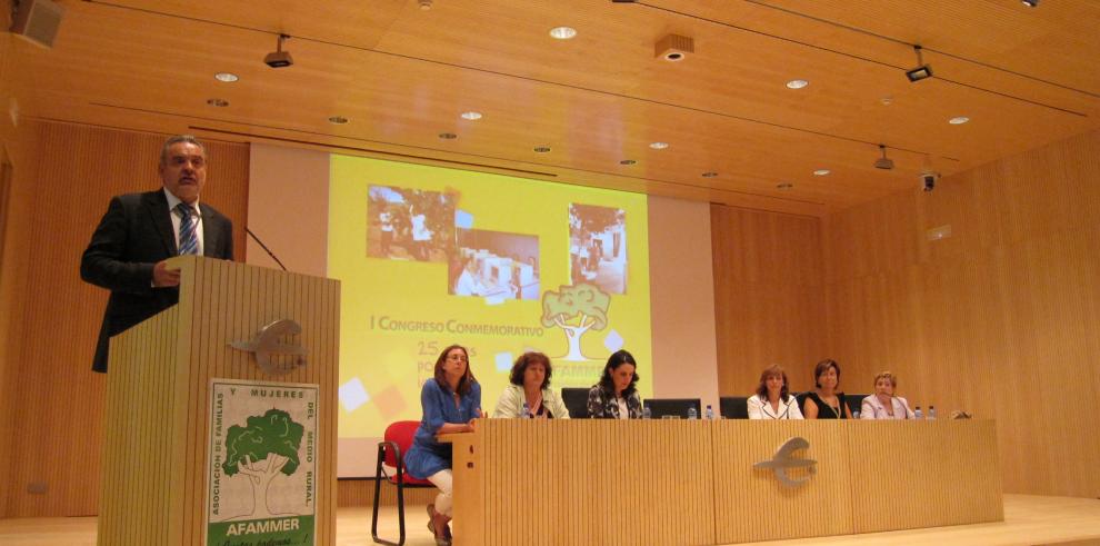 Alfredo Boné clausura la jornada de Afammer sobre "El papel de la mujer en el desarrollo sostenible de Aragón"