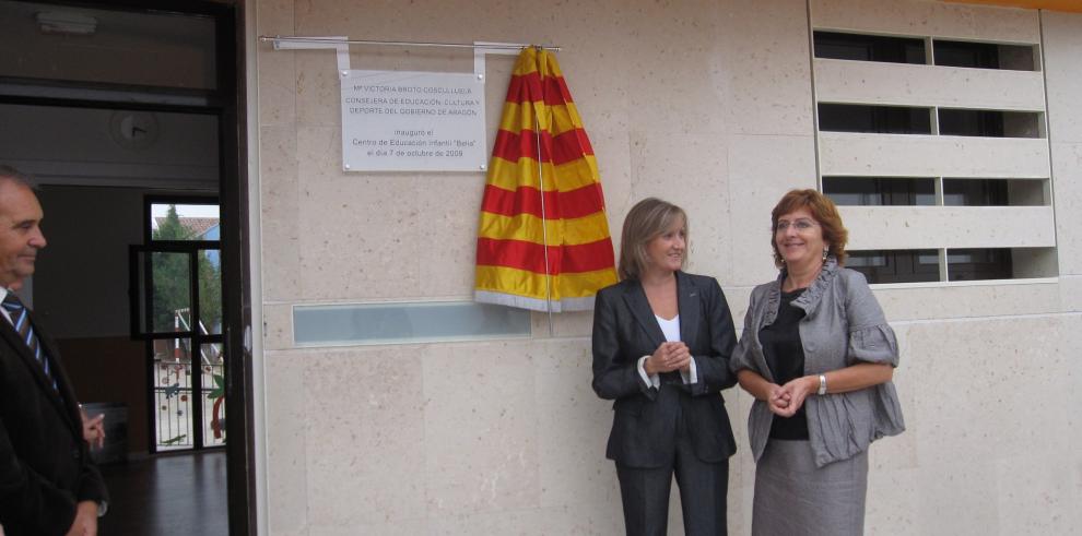 El Gobierno de Aragón destina 50.000 euros del Plan Educa 3 a la escuela infantil de Belchite