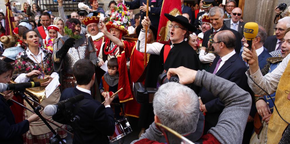 El Presidente de Aragón celebra en Jaca la festividad del primer viernes de mayo que "nos remite al origen del Reino de Aragón"