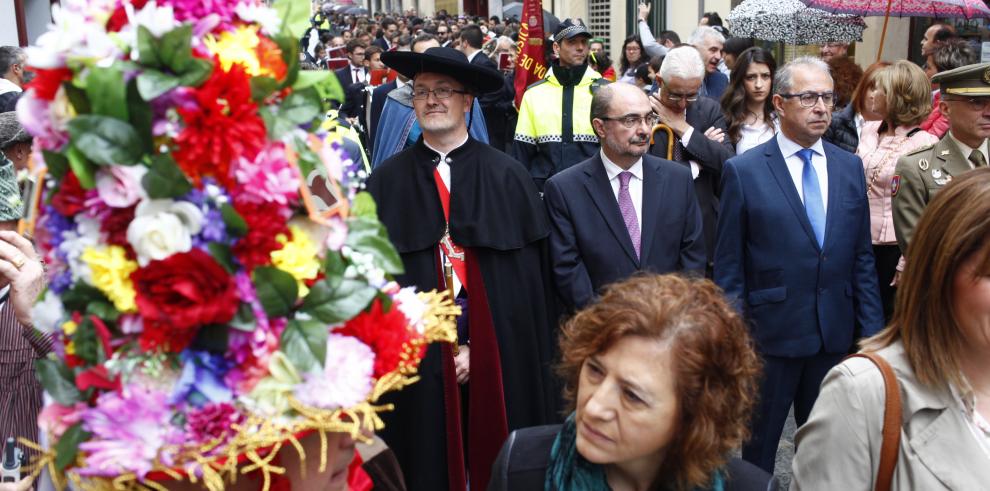 El Presidente de Aragón celebra en Jaca la festividad del primer viernes de mayo que "nos remite al origen del Reino de Aragón"