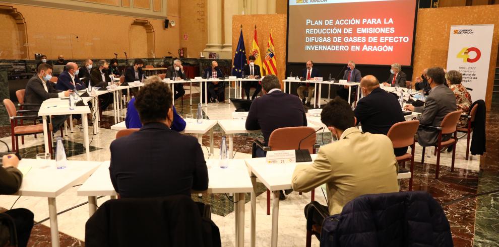 El Gobierno de Aragón promueve el primer foro para intensificar la reducción de emisiones difusas de GEI hasta un 40% 