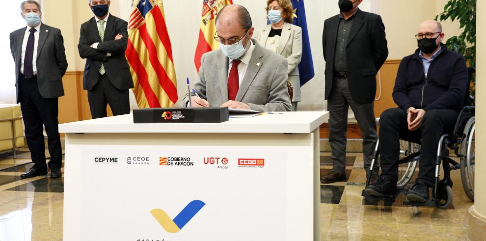 “Aragón en marcha con Ucrania”, nueva iniciativa solidaria que impulsan conjuntamente el Gobierno de Aragón y los agentes sociales 