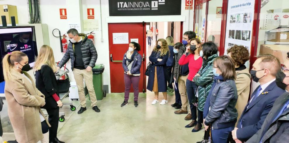 La Comisión de Ciencia, Universidad y Sociedad del Conocimiento de las Cortes de Aragón visita ITAINNOVA