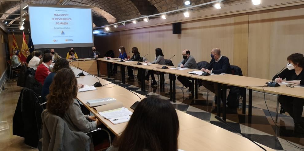 Constituida la Mesa-Comité de Seguridad Química en Aragón