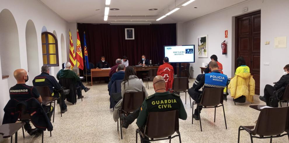 El 112 Aragón coordinará en mayo un simulacro de emergencia química en Monzón 