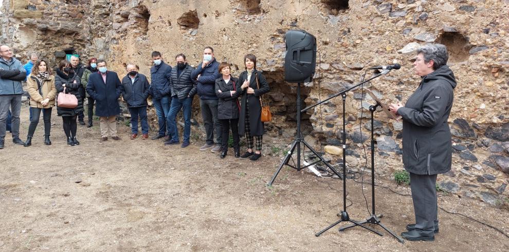 El Gobierno de Aragón recupera la torre del castillo de Trasmoz