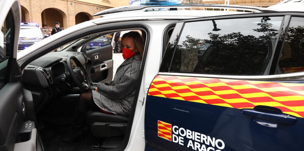 La Unidad Adscrita de la Policía en Aragón renueva su flota de vehículos
