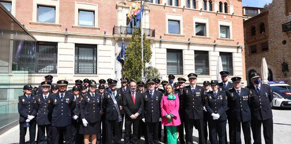 El Gobierno de Aragón celebra en Teruel una ceremonia de condecoraciones al mérito policial en Aragón, enmarcado en el 40 aniversario del Estatuto de Autonomía