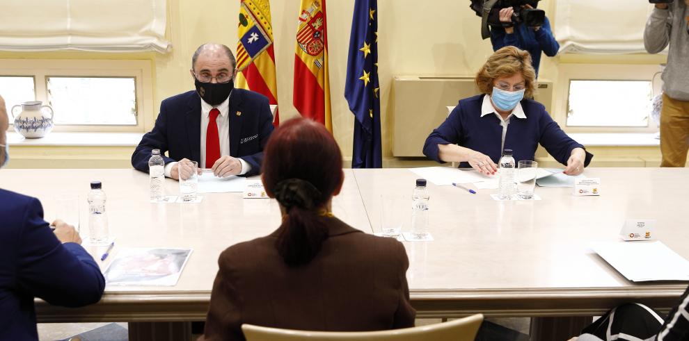 El Presidente de Aragón reconoce la labor que llevan a cabo las entidades que trabajan en el Programa de Protección Internacional