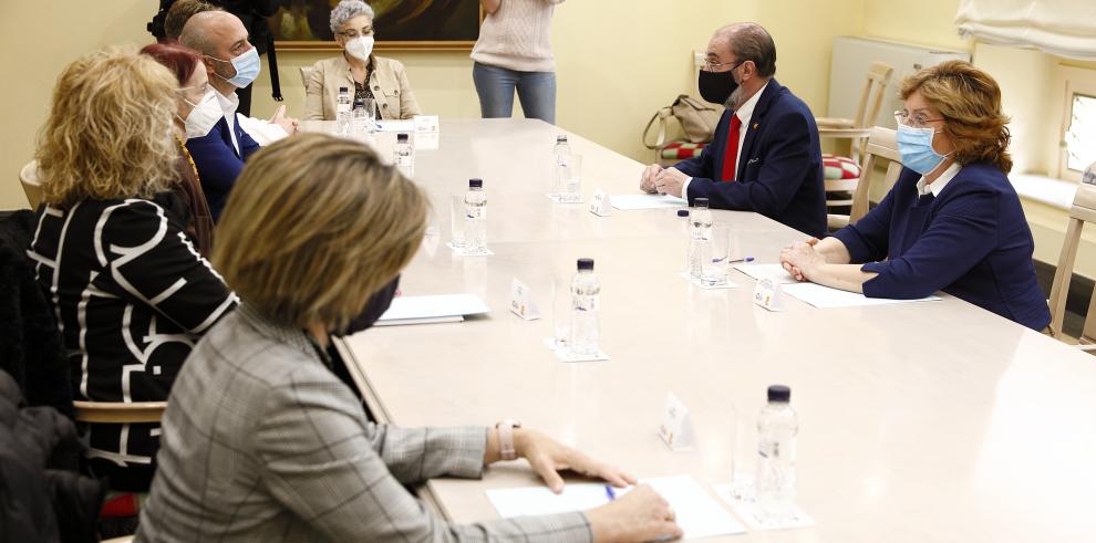 El Presidente de Aragón reconoce la labor que llevan a cabo las entidades que trabajan en el Programa de Protección Internacional